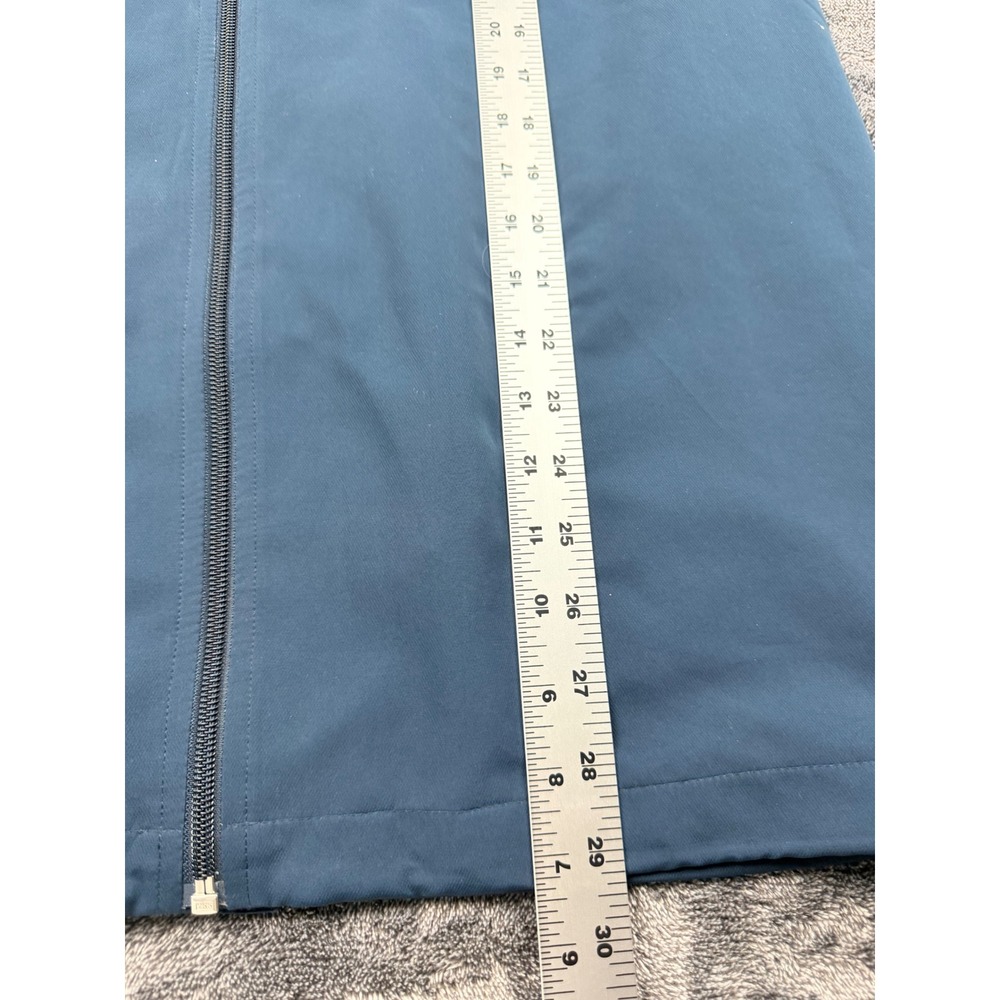 Ashworth Mens XL Golf Vest Blue Full Zip Jefferson Country Club Logo Mock Neck - Picture 4 of 6